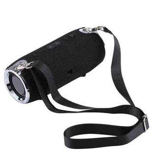 Portable Bluetooth V4.1 Stereo Speaker with Strap, Built-in MIC, Support TF Card & AUX IN, Bluetooth Distance: 10m(Black)