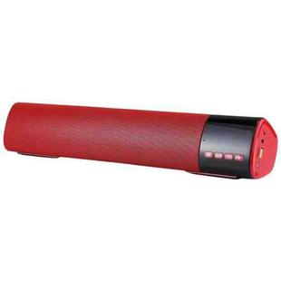 B28S New Big Bluetooth V3.0+EDR Stereo Speaker with LCD Display, Built-in MIC, Support Hands-free Calls & TF Card & AUX IN, Bluetooth Distance: 10m(Red)