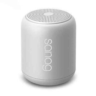 SanagX6 Portable Mini Waterproof Super Subwoofer Wireless Bluetooth Speaker, Support 32G TF Card(White)