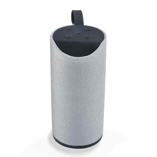 113 Mobile Phone Fabric Bluetooth Speaker, Support Hands-free Call & FM & U Disk & 32GB TF Card & AUX(Grey)