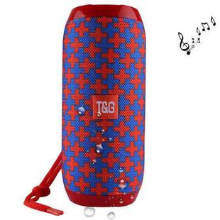 T&G TG117 Portable Bluetooth Stereo Speaker, with Built-in MIC, Support Hands-free Calls & TF Card & AUX IN & FM, Bluetooth Distance: 10m(Red)