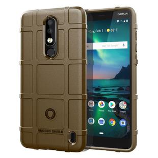 Full Coverage Shockproof TPU Case for Nokia 3.1 Plus, US Version (Brown)