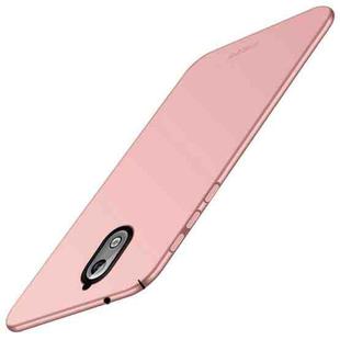 MOFI Frosted PC Ultra-thin Full Coverage Case for Nokia 3.1 (Rose Gold)