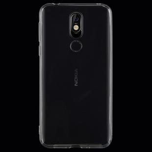 0.75mm Ultrathin Transparent TPU Soft Protective Case for Nokia 7.1