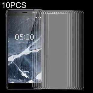 10 PCS 9H 2.5D Tempered Glass Film for Nokia 5.1