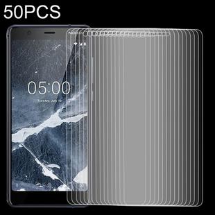 50 PCS 9H 2.5D Tempered Glass Film for Nokia 5.1