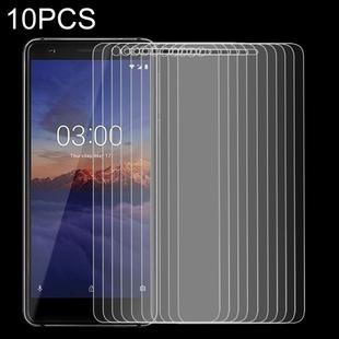 10 PCS 9H 2.5D Tempered Glass Film for Nokia 3.1