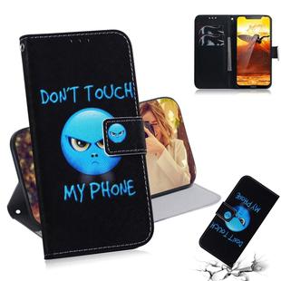 Anger Pattern Coloured Drawing Horizontal Flip Leather Case for Nokia 8.1 / X7, with Holder & Card Slots & Wallet