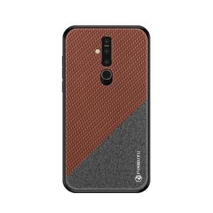 PINWUYO Honors Series Shockproof PC + TPU Protective Case for Nokia X71 (Brown)