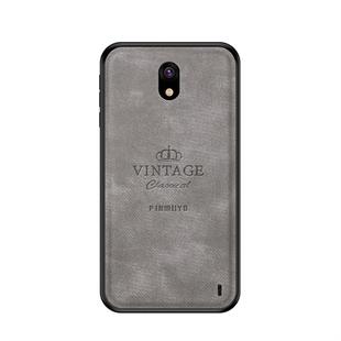 PINWUYO Shockproof Waterproof Full Coverage PC + TPU + Skin Protective Case for Nokia 1 Plus (Grey)