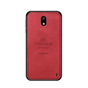 PINWUYO Shockproof Waterproof Full Coverage PC + TPU + Skin Protective Case for Nokia 1 Plus (Red)