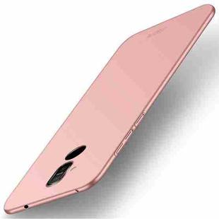 MOFI Frosted PC Ultra-thin Full Coverage Case for Nokia 7.1 Plus / X7(Rose Gold)