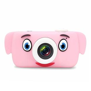 D3 PLUS 12.0 Mega Pixel Lens Elephant Cartoon Mini Digital Sport Camera with 2.0 inch Screen for Children(Pink)