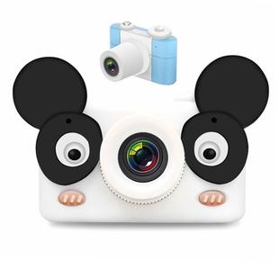D3 PLUS 1200W Pixel Lens Bear Cartoon Mini Digital Sport Camera with 2.0 inch Screen for Children (Blue)