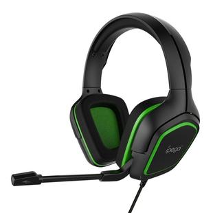 IPEGA PG-R006 Computer Games Wired Headset Noise Reduction Headphones with Mic for Sony PS4 / Nintendo Switch Lite / PC / Phones(Green)