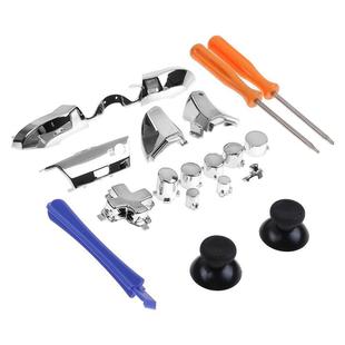 Full Set Game Controller Handle Small Fittings with Screwdriver for Xbox One ELITE(Silver)