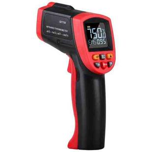 GT750 Portable Digital Laser Point Infrared Thermometer, Temperature Range: -50-750 Celsius Degree without Battery(Red)