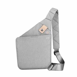 WIWU Portable Waterproof Multi-functional Digital Accessories Cross Body Bag Storage Bag(Grey)