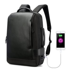 Bopai 751-006631 Large Capacity Business Fashion Breathable Laptop Backpack with External USB Interface, Size: 32 x 16 x 45cm(Black)