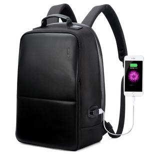 Bopai 751-004501 Large Capacity Scratch-proof Business Simplicity Breathable Laptop Backpack with External USB Interface, Size: 30 x 16.5 x 45cm(Black)