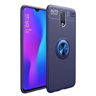 lenuo Shockproof TPU Case for OnePlus 7, with Invisible Holder (Blue)