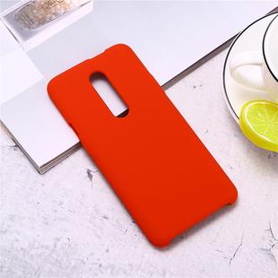 Ultra-thin Liquid Silicone Dropproof Protective Case for OnePlus 7 Pro (Red)