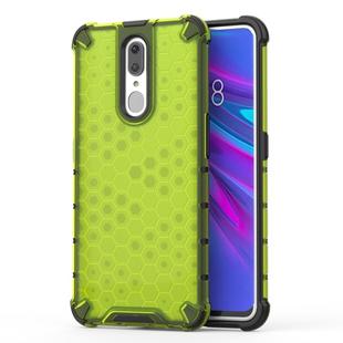 Honeycomb Shockproof PC + TPU Case for OPPO F11 (Green)