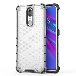 Honeycomb Shockproof PC + TPU Case for OPPO F11 (Transparent)