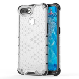 Shockproof Honeycomb PC + TPU Case for OPPO F9(Transparent)