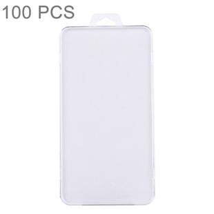 100 PCS Tempered Glass Film Screen Protector Package Packing Crystal Hard Case Shell, Size: 16.5 x 8.7 x 0.5 cm / pcs