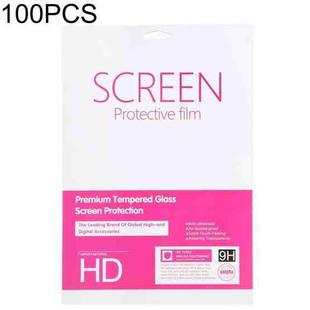 100 PCS For 8 inch Tempered Glass Film Screen Protector Paper Package