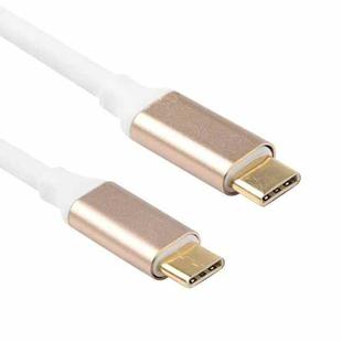 1m Metal Head USB 3.1 Type-c Male to USB 3.1 Type-c Male Adapter Cable