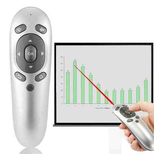 PR-07 2.4G Multifunctional 6-axis Gyro PC Wireless Presenter Remote Control PPT Presentation Air Mouse , Support Windows XP /  Vista / Win7 / Win8 / Android 4.0 and Above Version , Effective Distance: 15m(Grey)