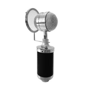 3000 Home KTV Mic Condenser Sound Recording Microphone with Shock Mount & Pop Filter for PC & Laptop, 3.5mm Earphone Port, Cable Length: 2.5m(Black)