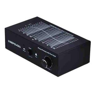 B855 LINEPAUDIO Phone Prephonograph Signal Amplifier with Auxiliary Input and Volume Control (Black)