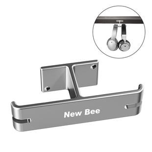New Bee NB-Z4 Universal Headset Aluminum Alloy Hanger Stand(Silver)