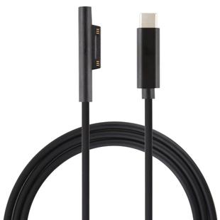 USB-C / Type-C to 6 Pin Magnetic Male Laptop Power Charging Cable for Microsoft Surface Pro 7 / 6 / 5 , Cable Length: about 1.5m