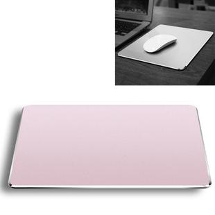 Aluminum Alloy Double-sided Non-slip Mat Desk Mouse Pad, Size : L(Rose Gold)