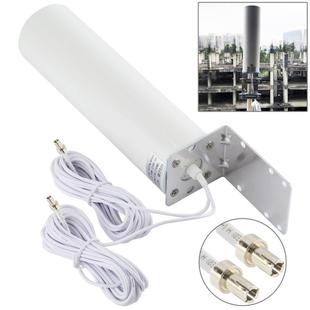 4G LTE WiFi 12DBi Omni External Barrel Antenna with TS9 Male(White)