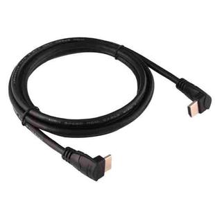 1.8m 4K*2K HDMI 2.0 Version High Speed 90 Degree Right Angle HDMI Male to 90 Degree Right Angle HDMI Male Cable with Ethernet