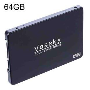 Vaseky V800 64GB 2.5 inch SATA3 6GB/s Ultra-Slim 7mm Solid State Drive SSD Hard Disk Drive for Desktop, Notebook