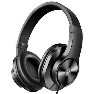 OneOdio T3 Head-mounted Noise Reduction Wired Headphone with Microphone(Black)