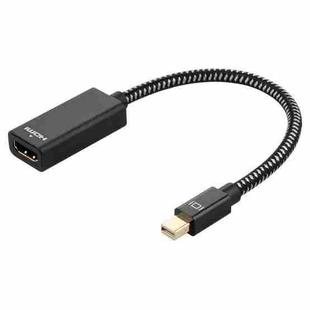Mini DP to 1080P HD HDMI PP Yarn Woven Net Adapter Cable (Black)