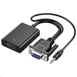 HDCO-VGAM2 1080P VGA Male to HDMI Female Converter with 3.5mm Audio Cable