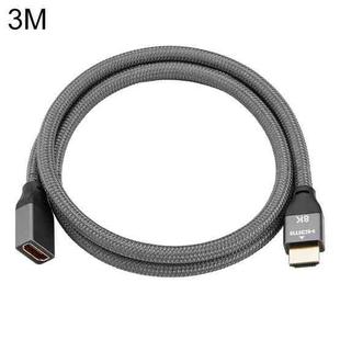 HDMI 8K 60Hz Male to Female Cable Support 3D Video, Cable Length: 3m