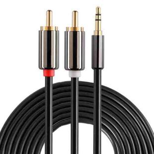 5m Gold Plated 3.5mm Jack to 2 x RCA Male Stereo Audio Cable