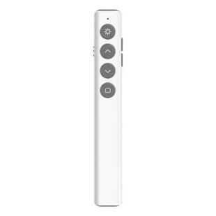 PP935 2.4G Wireless Laser Presenter Multimedia Remote Control Flip Pen (White)