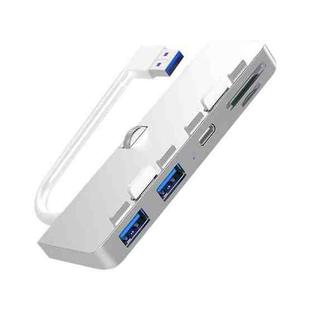 Rocketek HC413 Type-C + USB3.0 x 2 + SD / TF Card Reader HUB Adapter