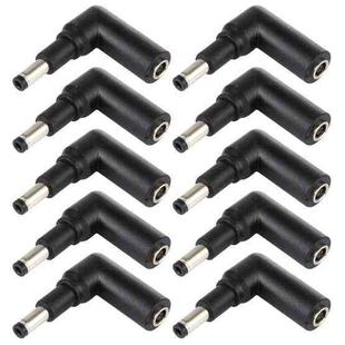 10 PCS 4.5 x 3.0mm Female to 4.8 x 1.7mm Male Plug Elbow Adapter Connector