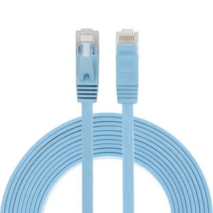 3m CAT6 Ultra-thin Flat Ethernet Network LAN Cable, Patch Lead RJ45 (Blue)